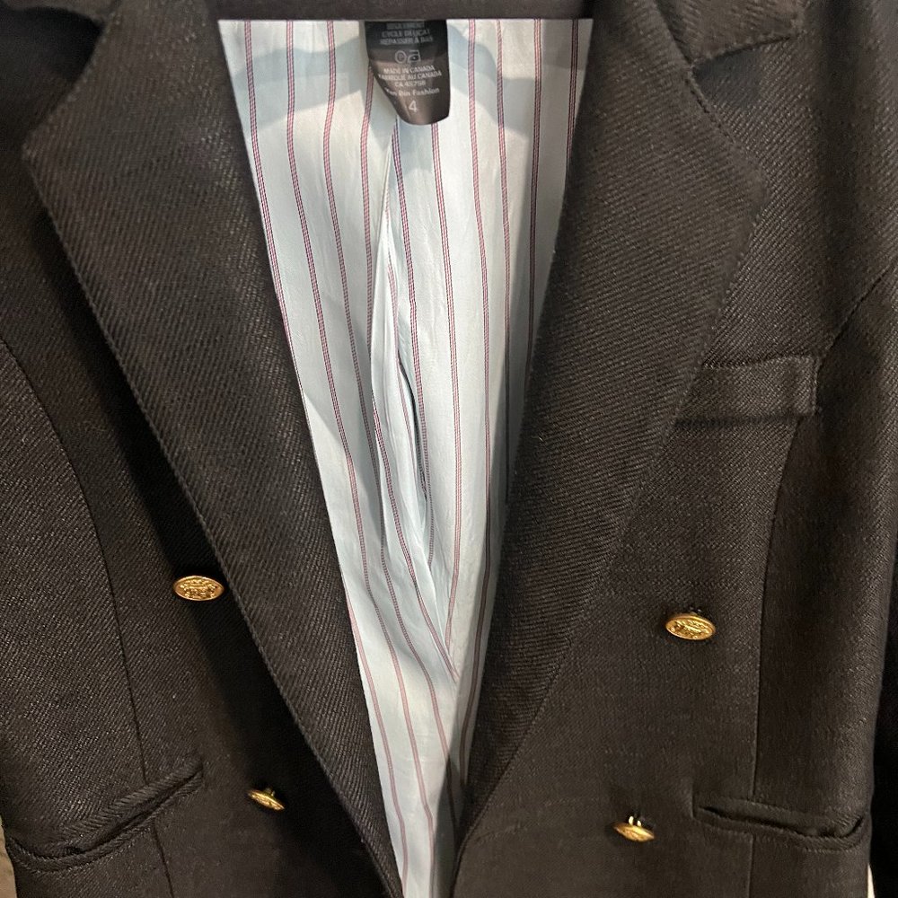 Smythe Double Breasted Blazer Les Vestes Size 4